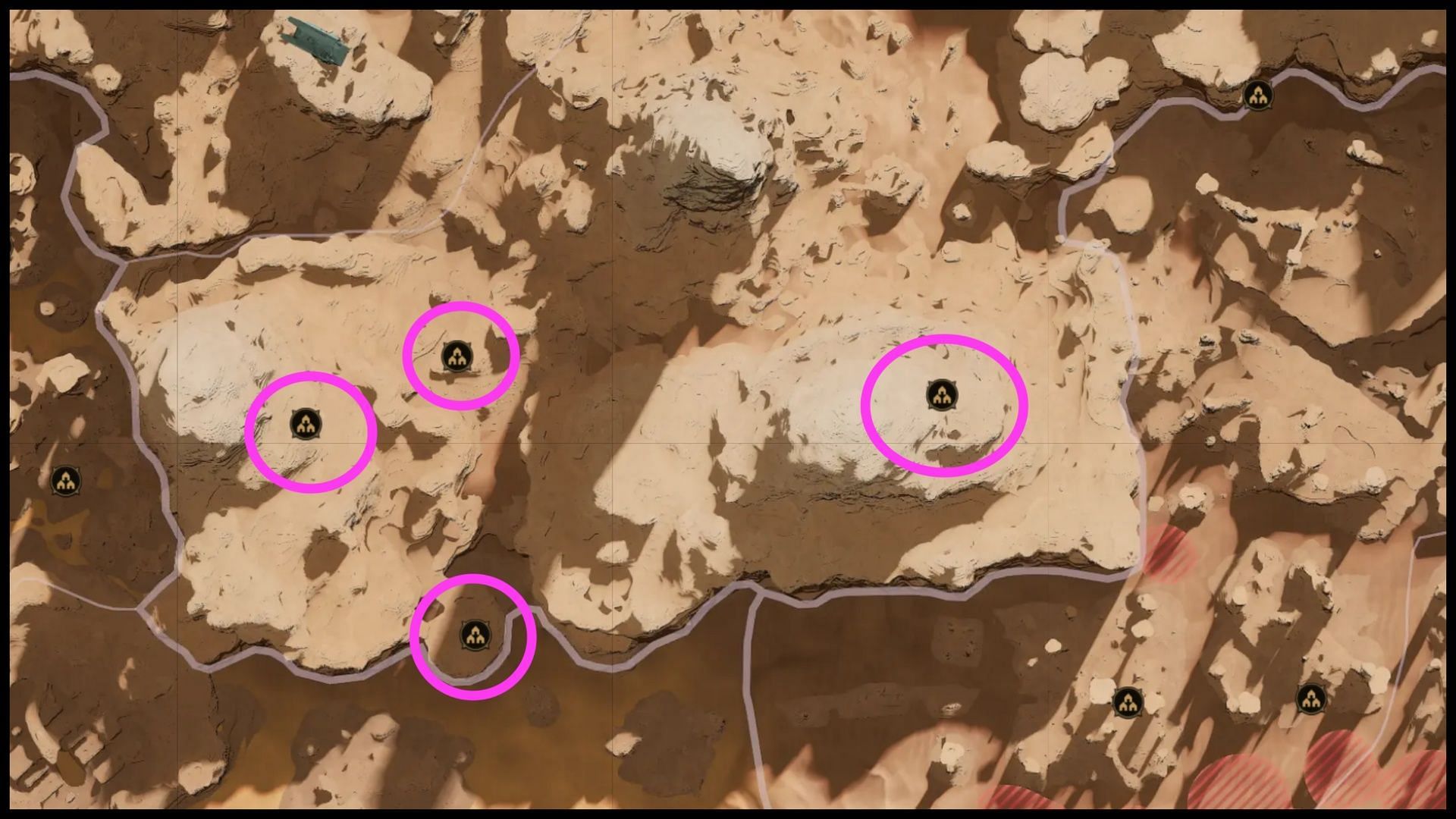Here are some fantastic places to loot for Light Caliber Compressors in Eastern Shield Wall (Image via Funcom)